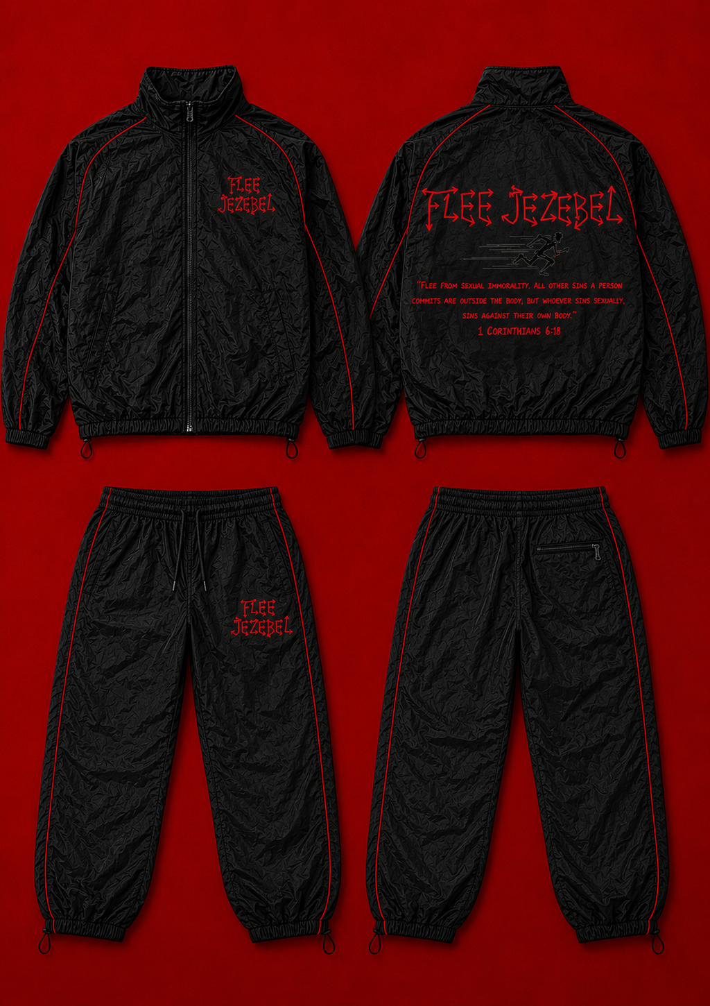 PREORDER!!! FLEE JEZEBEL Windbreaker Tracksuit